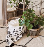 SEAGRASS WOVEN BASKET - LARGE