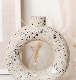 TERRAZZO SPECKLED CIRCLE VASE