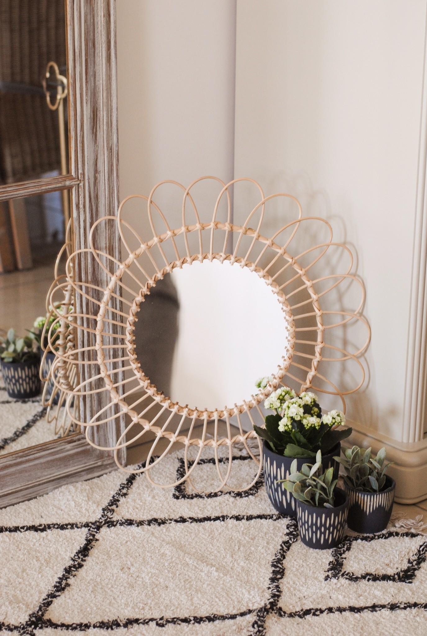 THE ROTAN DECO-MIRROR