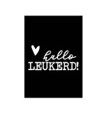 HALLO LEUKERD! - ANSICHTKAART