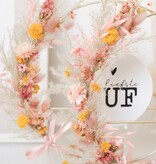 FLOWER WREATH MET LIEFSTE JUF WENSCIRKEL