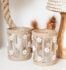 JUTE TEALIGHT HOLDER