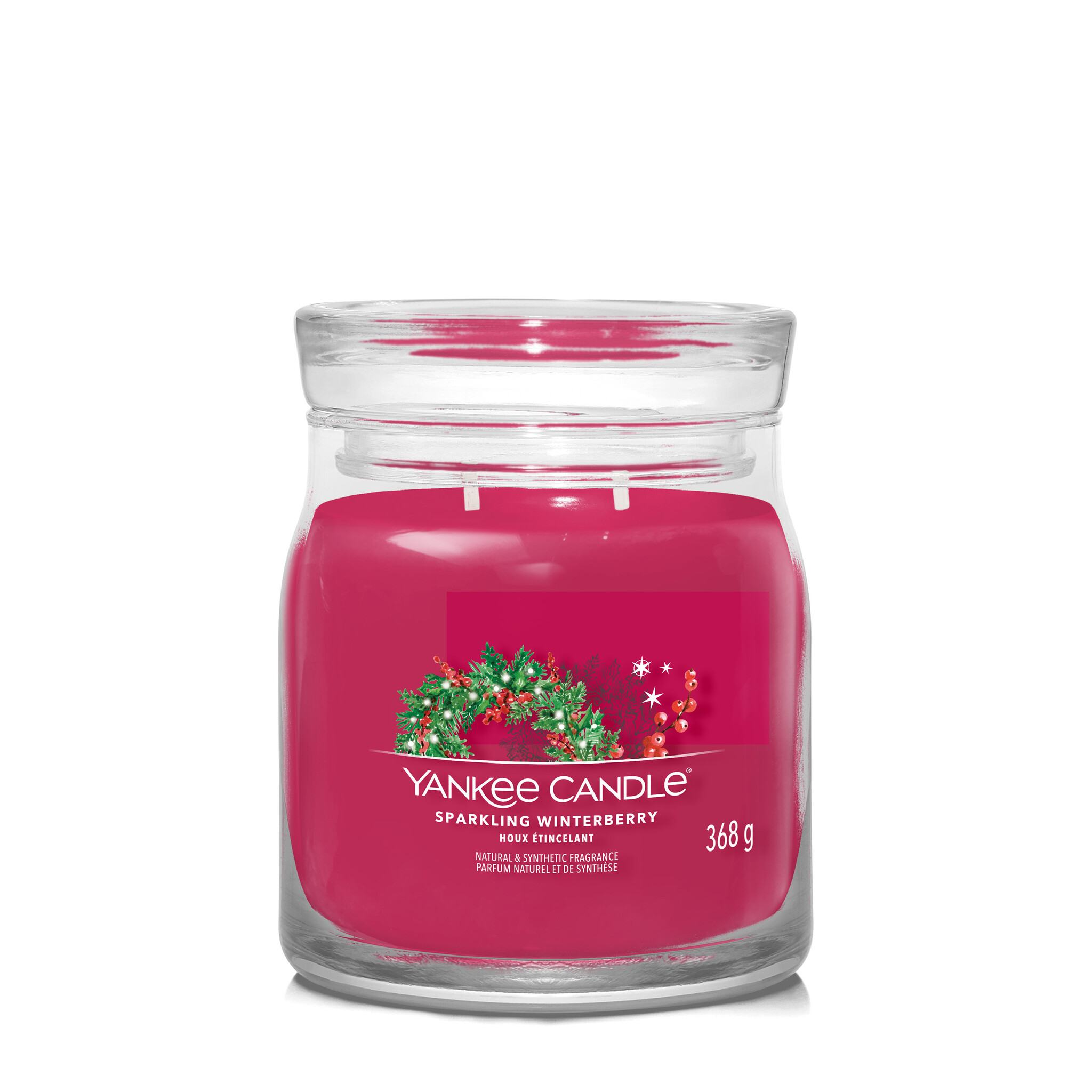 Yankee Candle - Sparkling Winterberry Signature Medium Jar