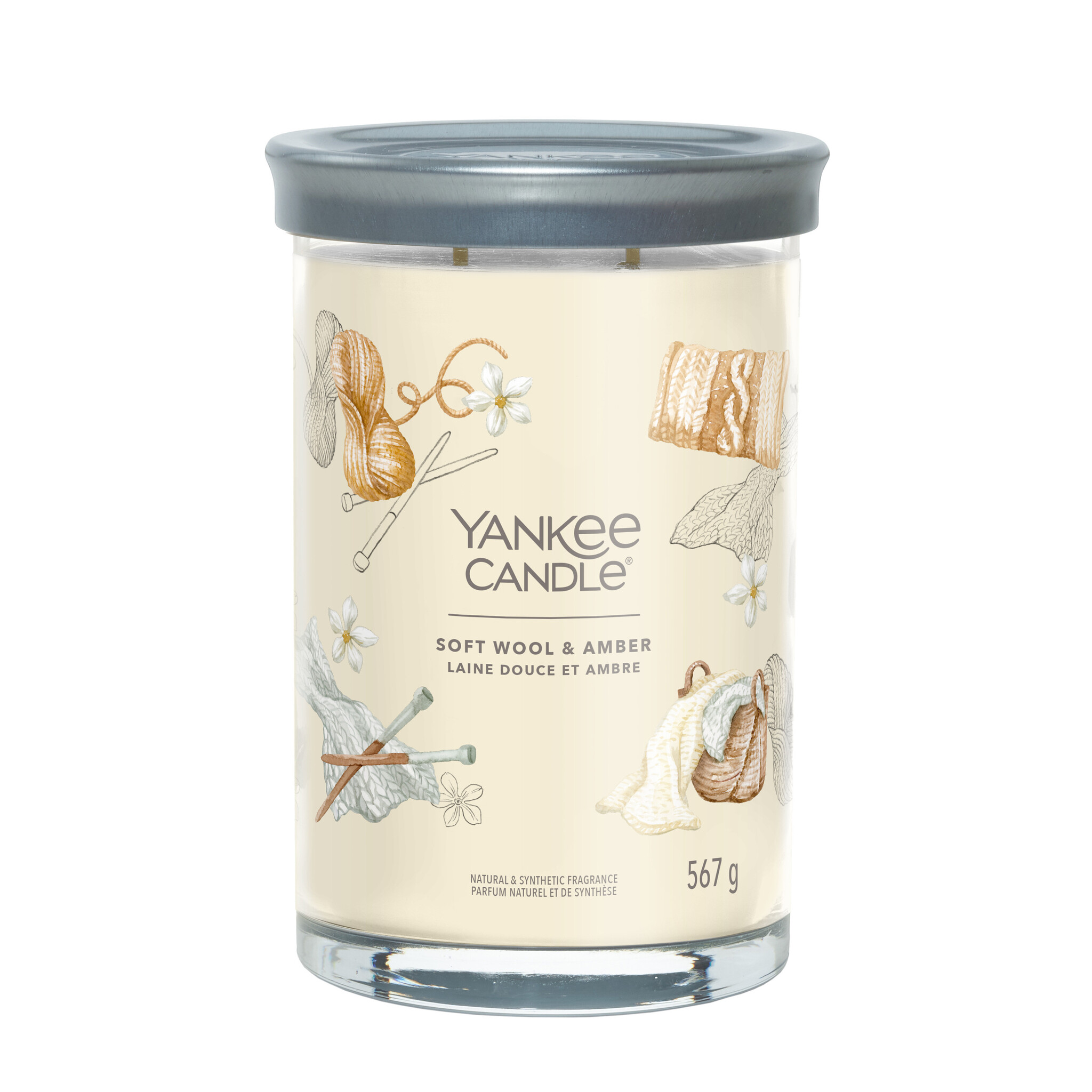 Yankee Candle Soft Wool & Amber Large Tumbler Beauty & Bobs