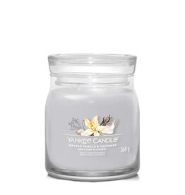 Yankee Candle - Smoked Vanilla & Cashmere Signature Medium Jar