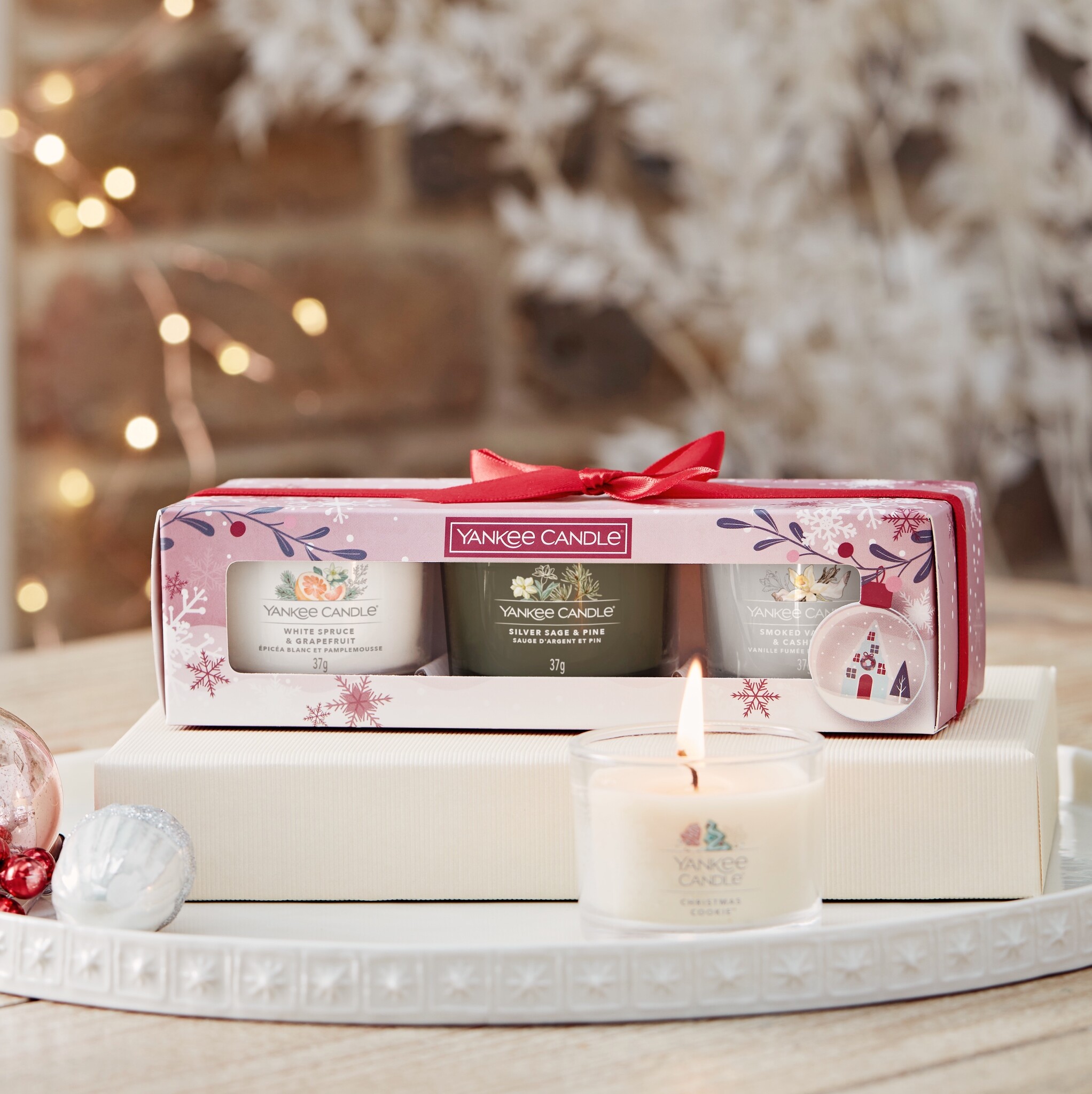 Yankee Candle - 3 Mini Jars Christmas Giftset