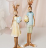 EASTER BUNNIES - BLUE SHIRT