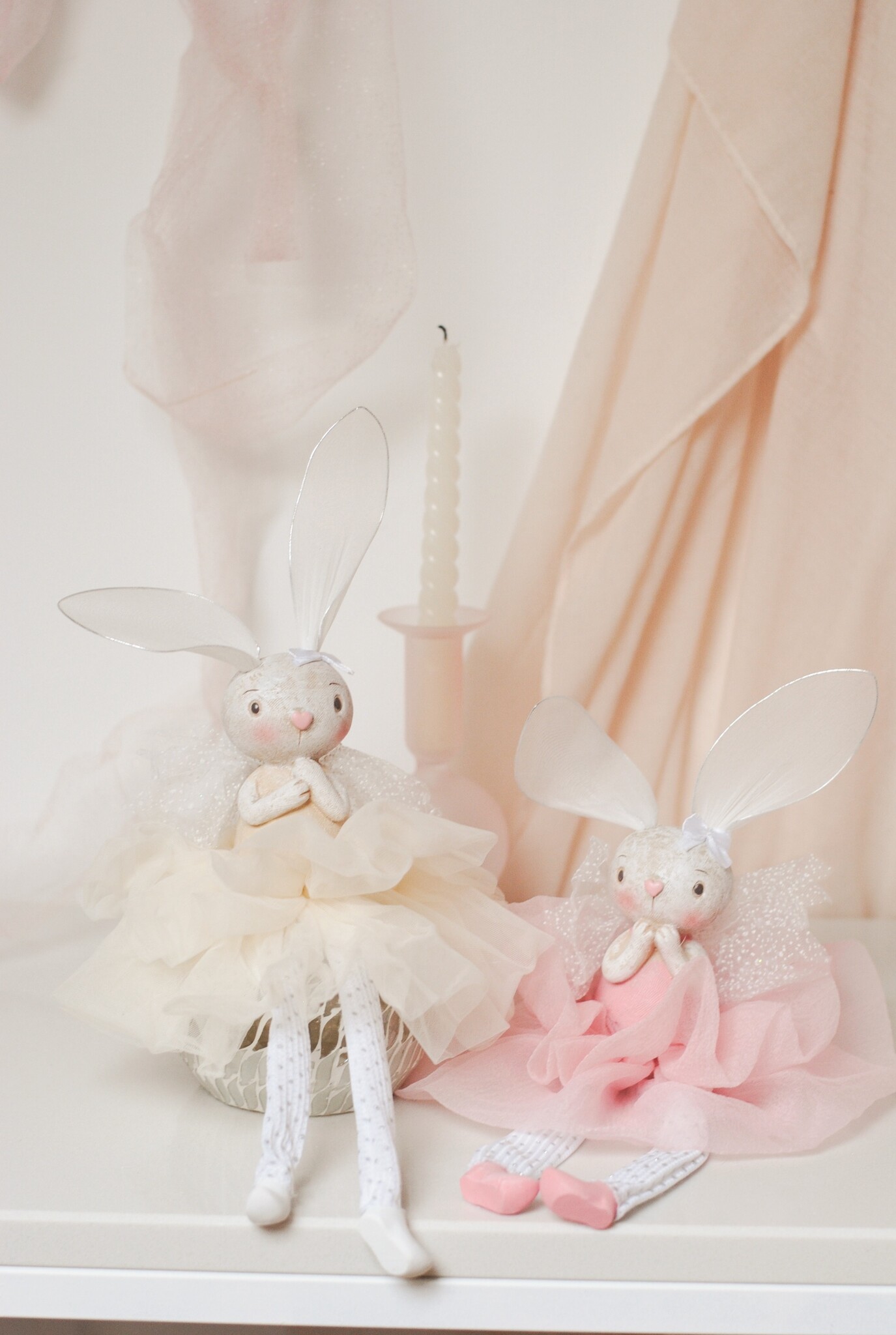 SITTING BUNBUN WITH TUTU - PINK