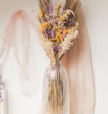 SPRING HUES BOUQUET & HOLOGRAPHIC VASE