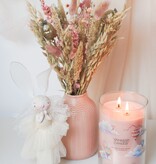 SPRING BOUQUET & PINK PATTERNED VASE