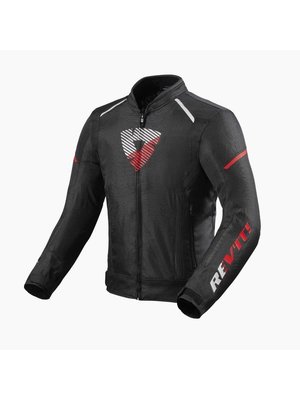 REV'IT! Jacke Sprint H2O Schwarz-Neonrot