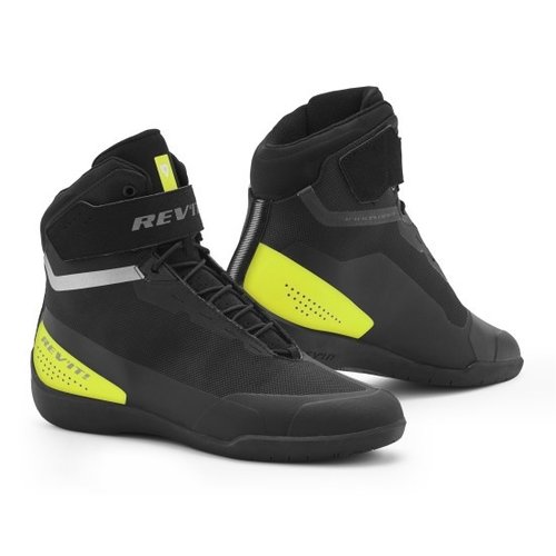 REV'IT! Mission Black Neon Yellow Motorcycle Shoe