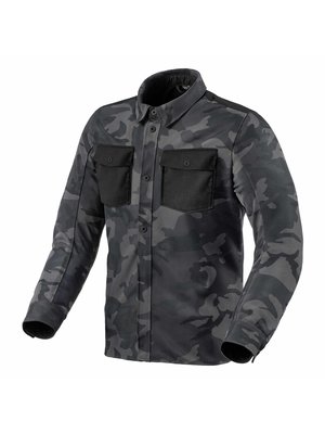 REV'IT! Overshirt tracer air 2 camo-dark gray