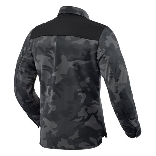 REV'IT! Overshirt Tracer Air 2 Camo-Donkergrijs