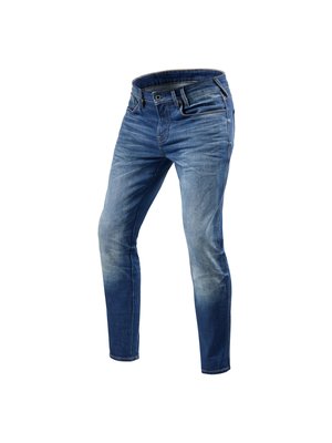 REV'IT! Motorradjeans Carlin SK Mittelblau-