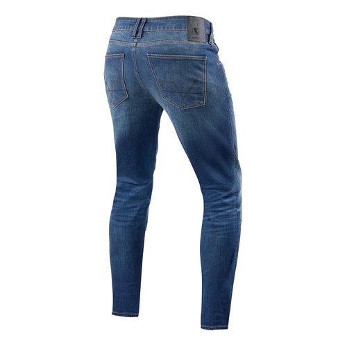 REV'IT! Motorradjeans Carlin SK Mittelblau-