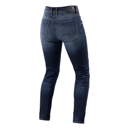 REV'IT! Jeans Marley Ladies SK Middenblauw-Used