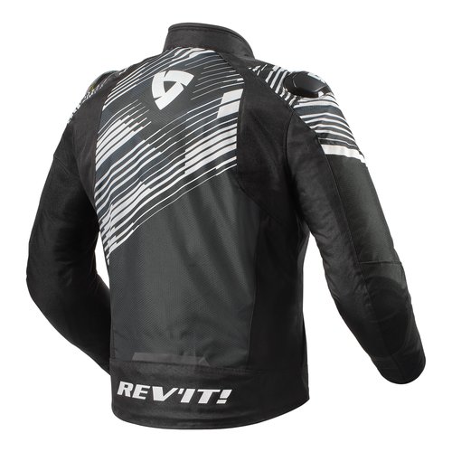 REV'IT! Motorcycle Jacket Apex TL Zwart-Wit