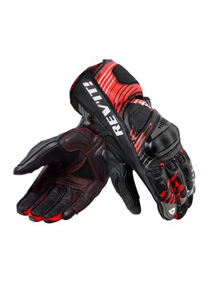 REV'IT! Handschuhe Apex Neonrot-schwarz