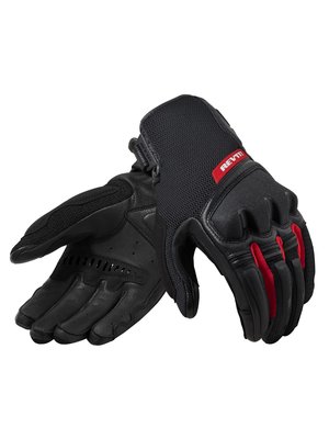 REV'IT! Motorcycle Gloves Duty black-red