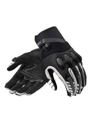 REV'IT! Energy black and white Motorcycle Gloves