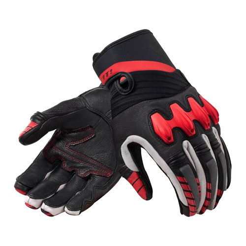 REV'IT! Handschuhe Energy Schwarz-neonrot