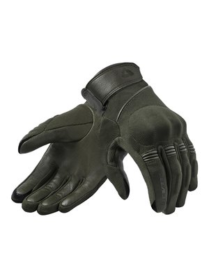 REV'IT! Motorcycle Gloves Mosca Urban Dark Green