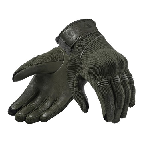 REV'IT! Motorcycle Gloves Mosca Urban Dark Green