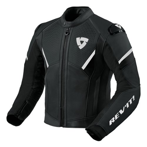 REV'IT! Motorradjacke Matador Schwarz-und-weiß