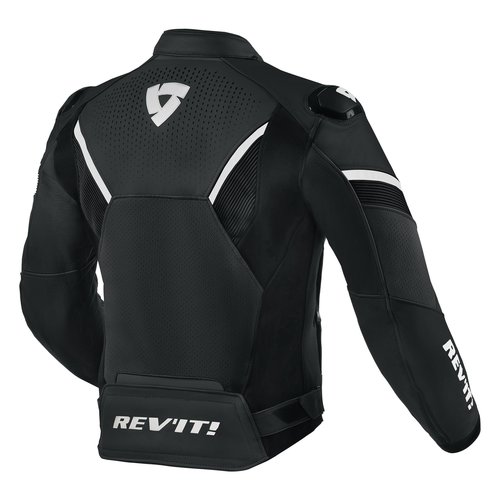 REV'IT! Motorradjacke Matador Schwarz-und-weiß