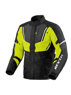 REV'IT! Motorcycle Jacket Move H2O Zwart-Neon