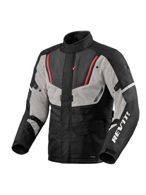 REV'IT! Motorradjacke Move H2O Schwarzgrau