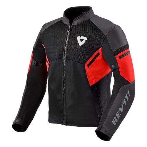 REV'IT! Motorcycle Jacket GT-R Air 3 black-neon-red