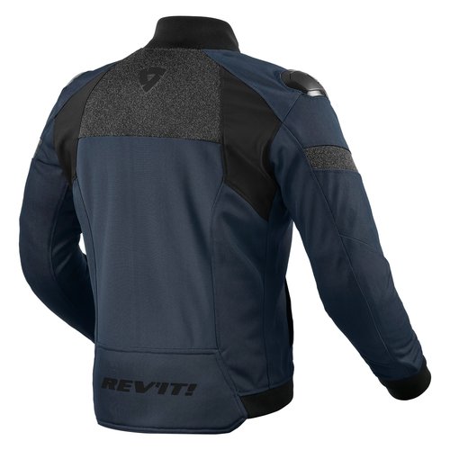 REV'IT! Motorcycle Jacket Action H2O Black-dark blue