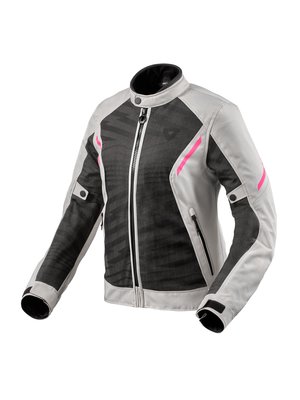 REV'IT! Motorcycle Jacket Torque 2 H2O Ladies Black light gray