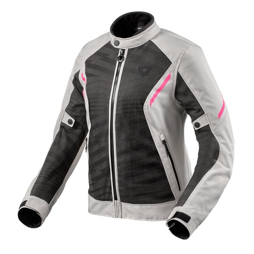 REV'IT! Motorcycle Jacket Torque 2 H2O Ladies Black light gray