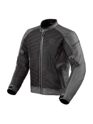 REV'IT! Motorcycle Jacket Torque 2 H2O Black-gray