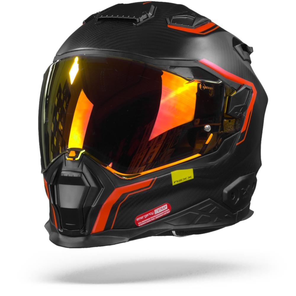 Nexx X.Wst2 Carbon Zero 2 Red Matt Full Face Helmet - REVSHOP.EU