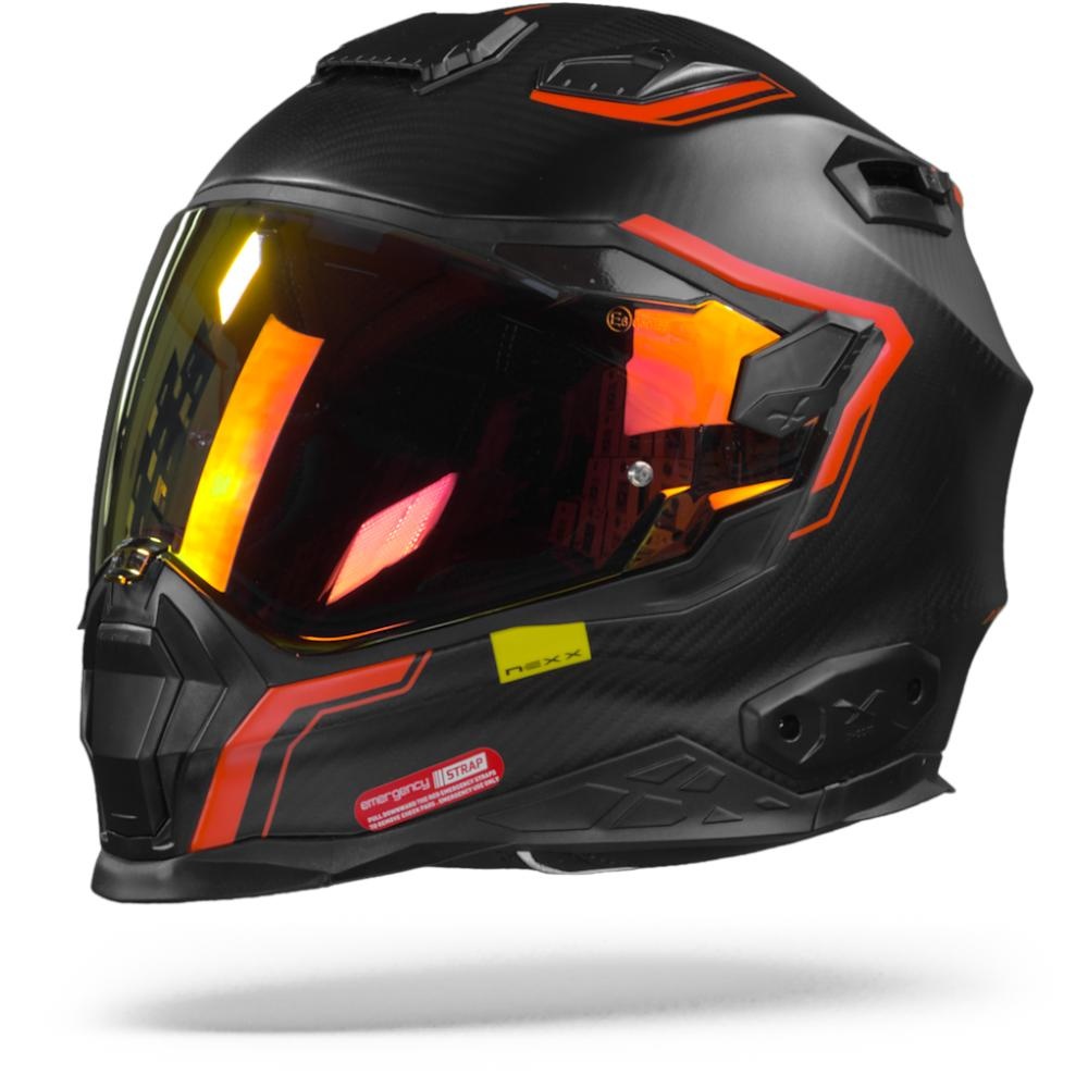 Nexx X.Wst2 Carbon Zero 2 Red Matt Full Face Helmet - REVSHOP.EU