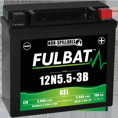 Fulbat Fulbat 12N5.5-3B Motoraccu Fulbat Fulbat 12N5.5-3B Motoraccu