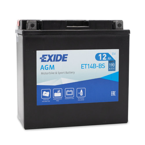 Exide EXIDE ET14B-BS Motoraccu Exide EXIDE ET14B-BS Motoraccu