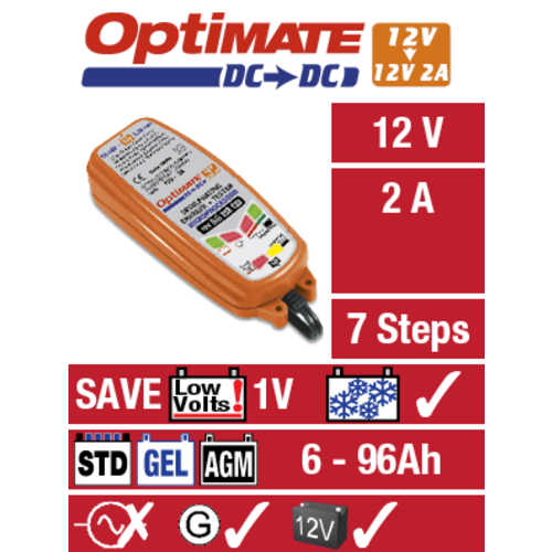 TecMate Tecmate Optimate DC-zu-DC-Erhaltungsladegerät