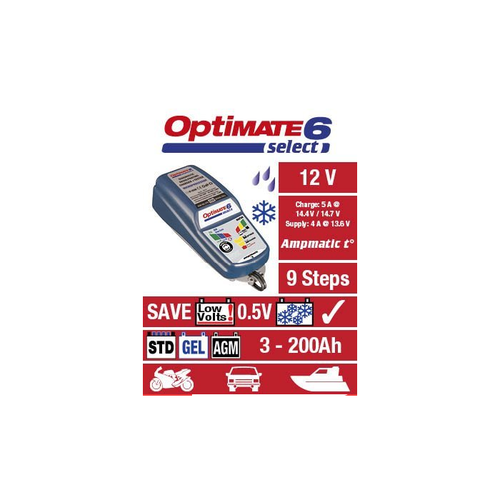 TecMate Tecmate Optimate 6 Select Tm190 Trickle Charger