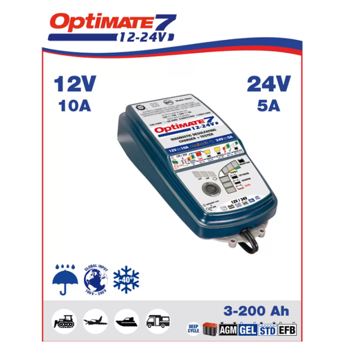 TecMate Tecmate Optimate 7 Ampmatic Tm254 Trickle Charger