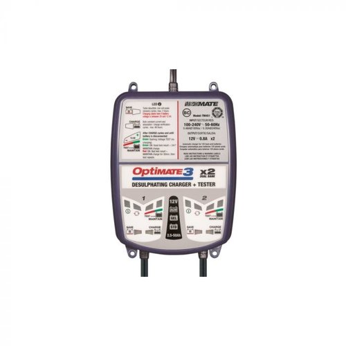 TecMate Tecmate Optimate 3 X 2 Bank Druppellader