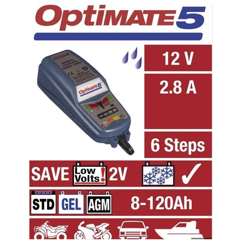 TecMate Tecmate Optimate 5 Voltmatic Tm222 Erhaltungsladegerät