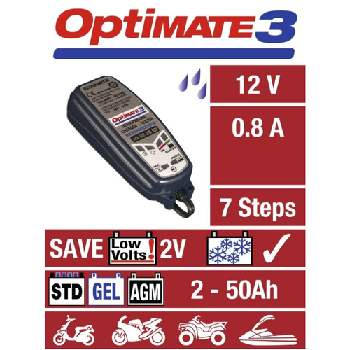 TecMate Tecmate Optimate 3 Tm430 Erhaltungsladegerät