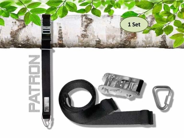 Patron schommelhaak met band en ratel