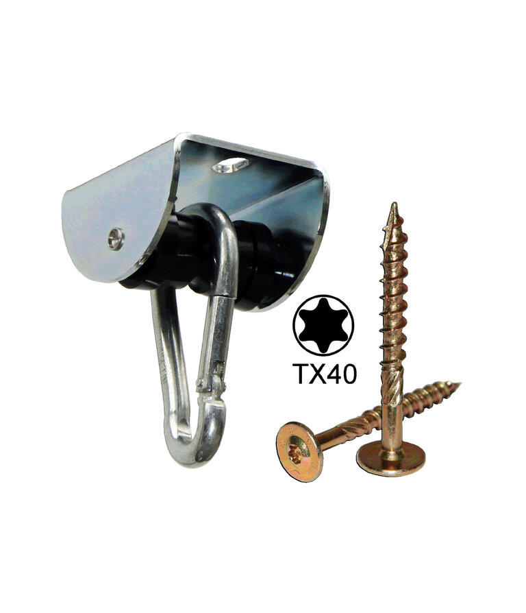 Schommelhaak Marathon basis voor hout