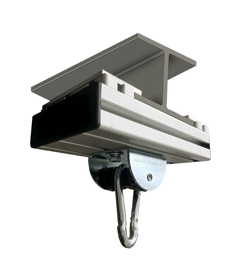 Klem Stalen H-Balk + Schommelhaak